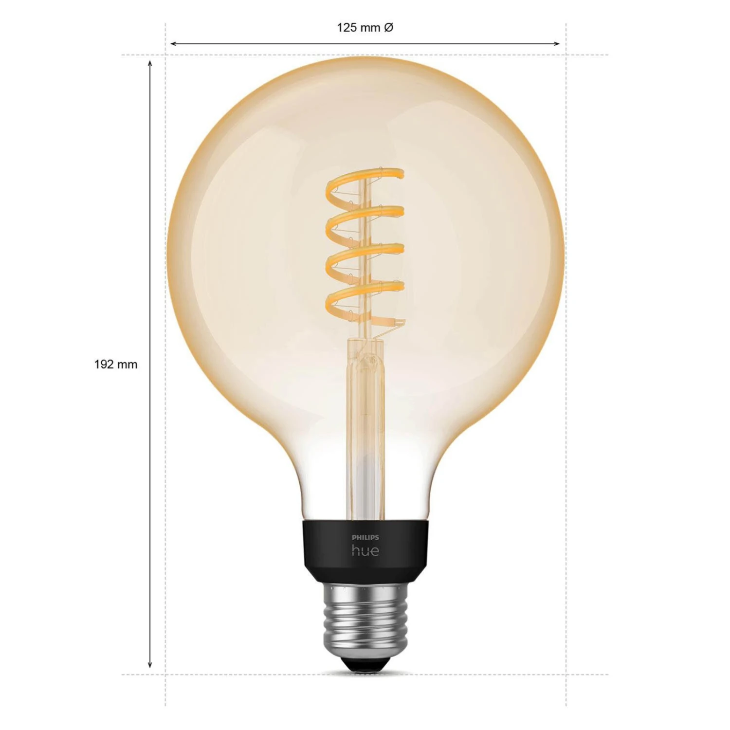 Philips Hue E27 7W LED-Lampe Giant Globe Filament 10 Philips Hue E27 7W LED-Lampe Giant Globe Filament – Bild 8