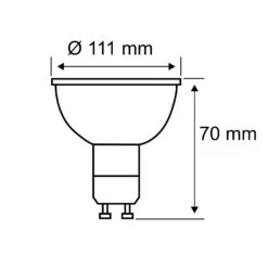 Paulmann LED-Reflektor GU10 4W Warmweiß 350 Lumen -Beleuchtung Rabatte 7601388 7