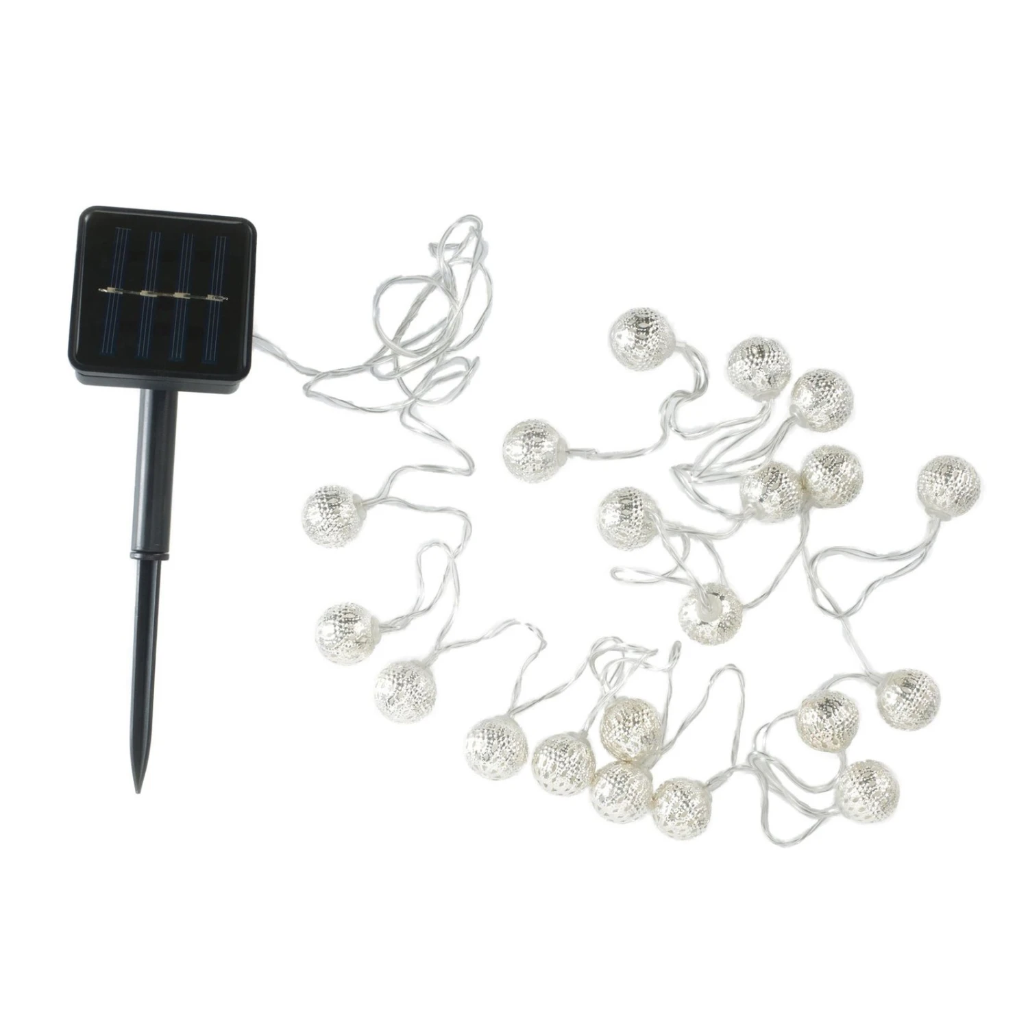 Pauleen Sunshine Glamour Solar-Lichterkette Silber 5 Pauleen Sunshine Glamour Solar-Lichterkette Silber – Bild 3