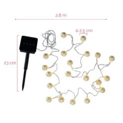 Pauleen Sunshine Glamour Solar-Lichterkette Silber 12 Pauleen Sunshine Glamour Solar-Lichterkette Silber -Beleuchtung Rabatte 7602521 3