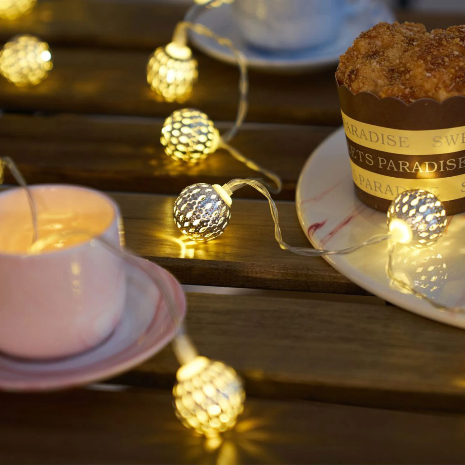 Pauleen Sunshine Glamour Solar-Lichterkette Silber 3 Pauleen Sunshine Glamour Solar-Lichterkette Silber