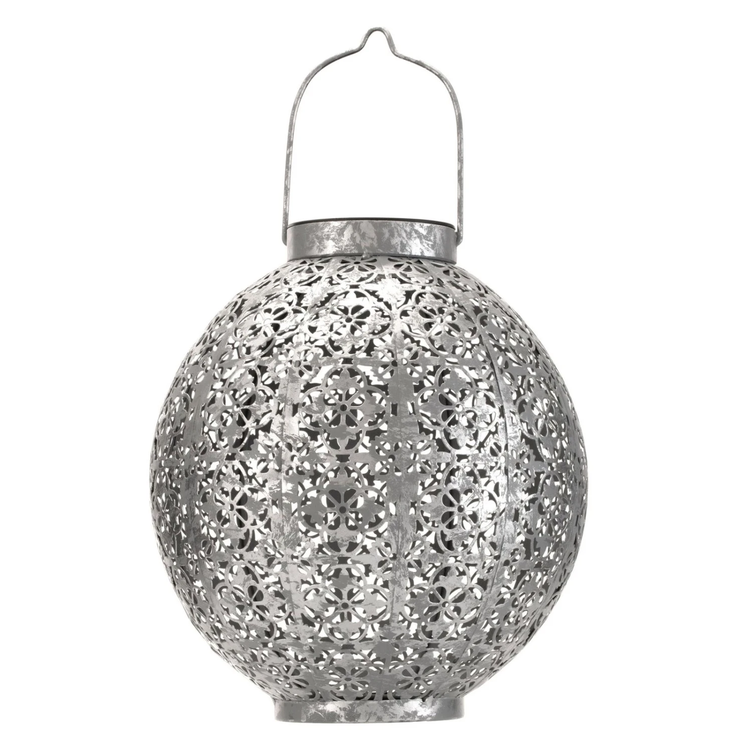 Pauleen Sunshine Aura LED-Solar-Laterne In Silber 5 Pauleen Sunshine Aura LED-Solar-Laterne In Silber – Bild 3