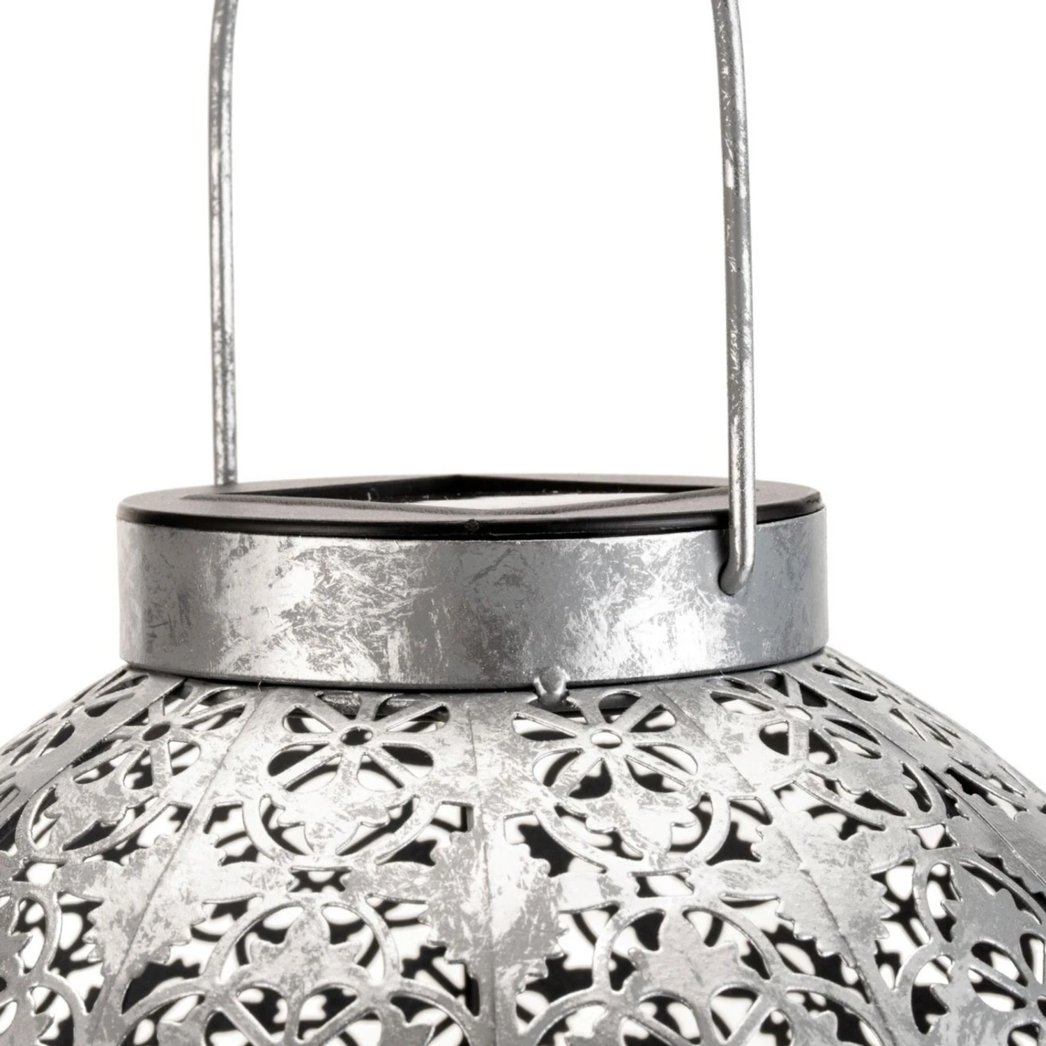 Pauleen Sunshine Aura LED-Solar-Laterne In Silber 7 Pauleen Sunshine Aura LED-Solar-Laterne In Silber – Bild 5