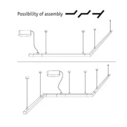 Paulmann URail ZigBee Kabeleinspeiser Chrom Matt -Beleuchtung Rabatte 7602692 4