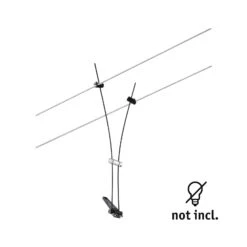 Paulmann Comet Einzelspot Für Seilsystem, Schwarz -Beleuchtung Rabatte 7602737 2