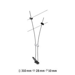 Paulmann Comet Einzelspot Für Seilsystem, Schwarz -Beleuchtung Rabatte 7602737 3