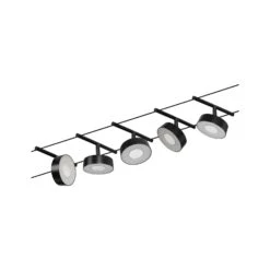 Paulmann Circle LED-Seilsystem 5fl. Schwarz Matt 13 Paulmann Circle LED-Seilsystem 5fl. Schwarz Matt -Beleuchtung Rabatte 7602843 2