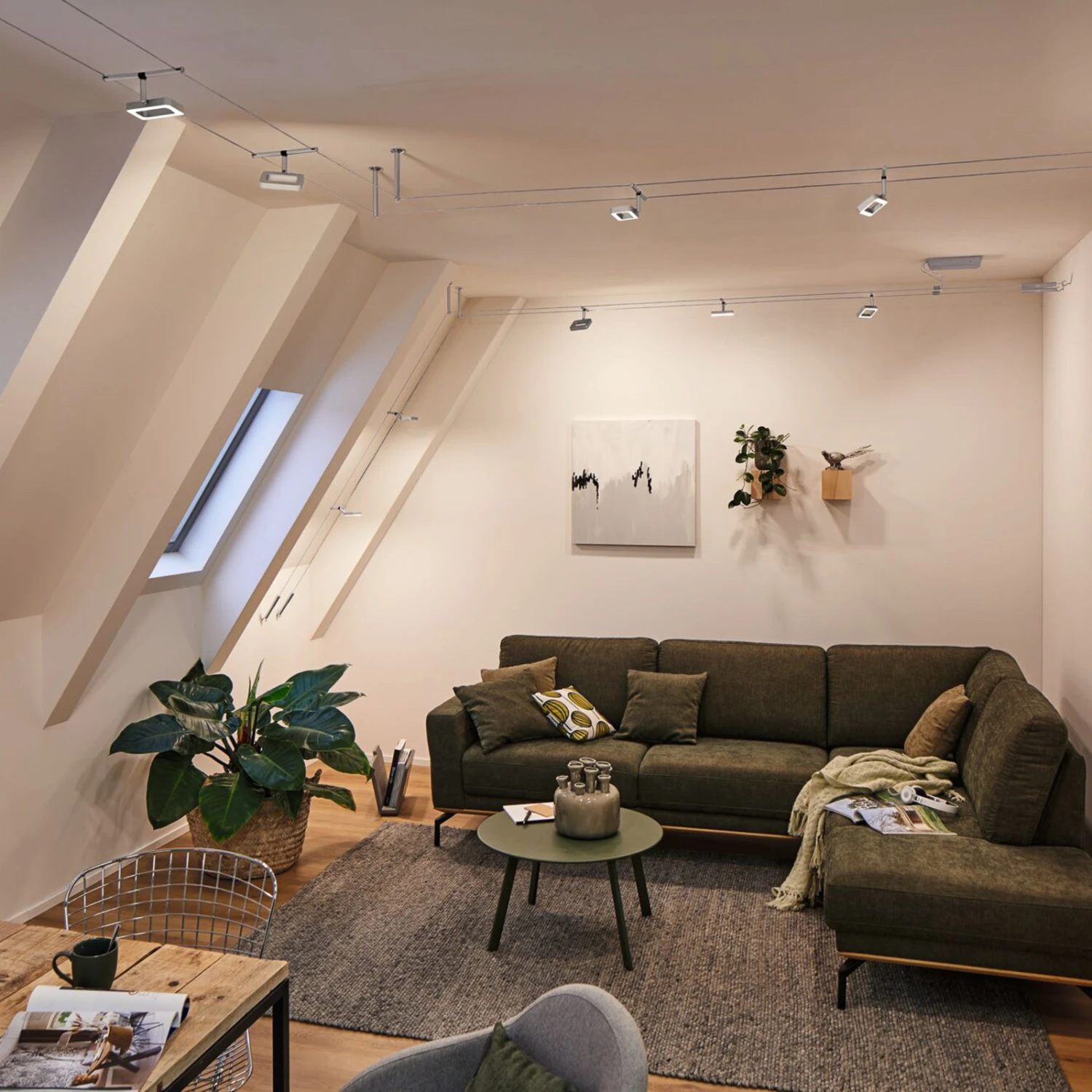 Paulmann Frame LED-Seilsystem 5fl. Chrom Matt 11 Paulmann Frame LED-Seilsystem 5fl. Chrom Matt – Bild 9