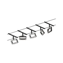 Paulmann Frame LED-Seilsystem 5fl. Schwarz Matt 13 Paulmann Frame LED-Seilsystem 5fl. Schwarz Matt -Beleuchtung Rabatte 7602846 2