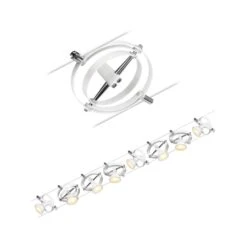 Paulmann Cardan Seilsystem Achtflammig, Weiß Matt