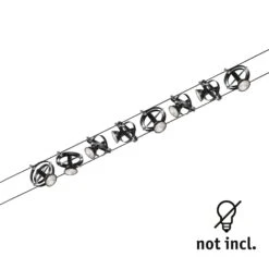 Paulmann Cardan Seilsystem Achtflammig, Schwarz M. 12 Paulmann Cardan Seilsystem Achtflammig, Schwarz M. -Beleuchtung Rabatte 7602849 4