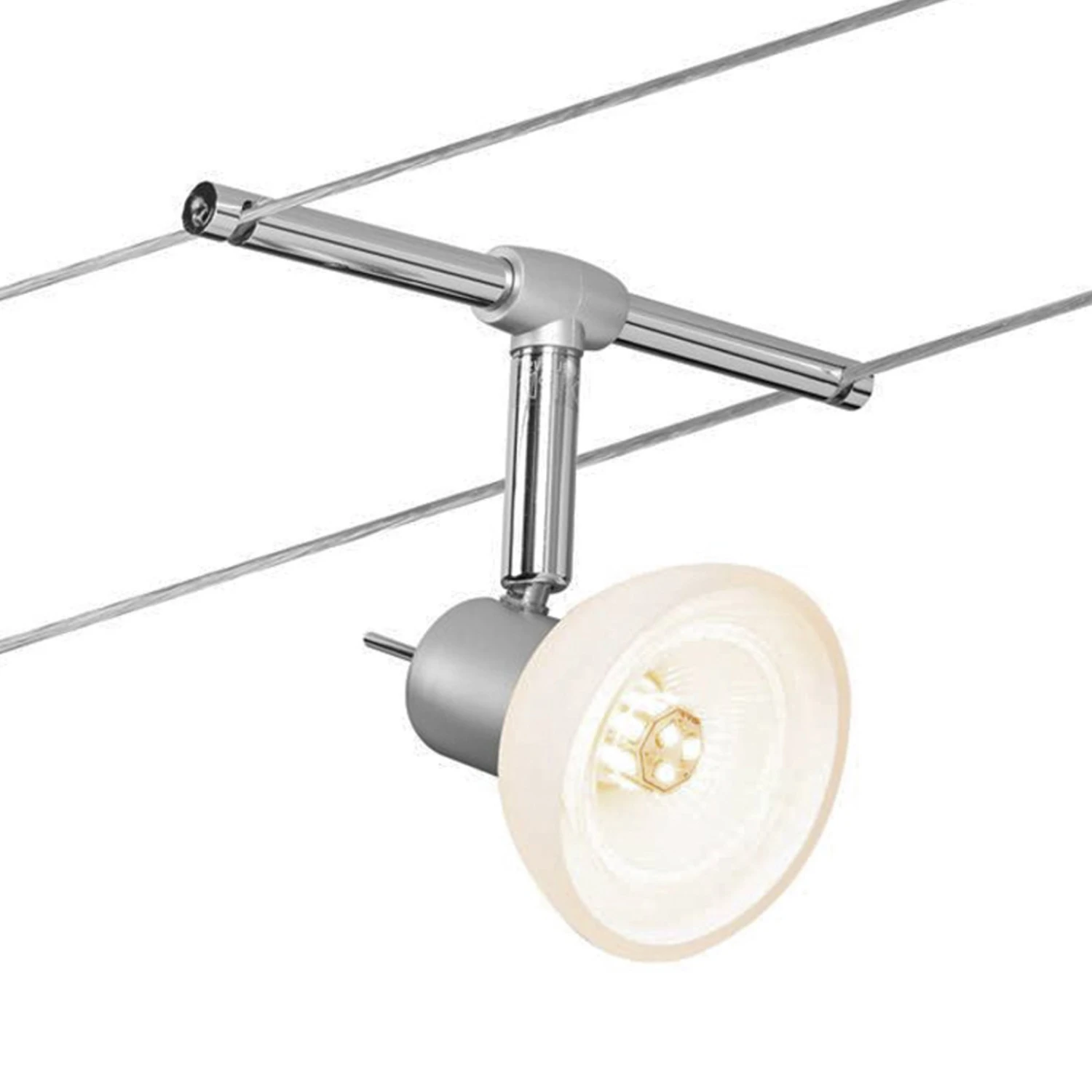 Paulmann Sheela Seilsystem 5fl. Chrom Matt 6 Paulmann Sheela Seilsystem 5fl. Chrom Matt – Bild 4