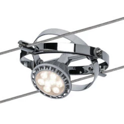 Paulmann Cardan Seilsystem 4fl. Chrom Matt/chrom 15 Paulmann Cardan Seilsystem 4fl. Chrom Matt/chrom -Beleuchtung Rabatte 7602920 5