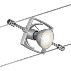 Paulmann Wire Mac II Seilsystem 7fl. Chrom -Beleuchtung Rabatte 7602921 2