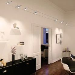 Paulmann Wire Mac II Seilsystem 7fl. Chrom -Beleuchtung Rabatte 7602921 4