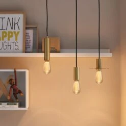 Paulmann LED-Lampe E27 3,5 W Arc 1.800K ST64 Gold -Beleuchtung Rabatte 7603026 3