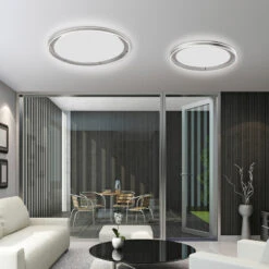 Paul Neuhaus Q-VITO LED-Deckenlampe 79cm Stahl -Beleuchtung Rabatte 7610798 7