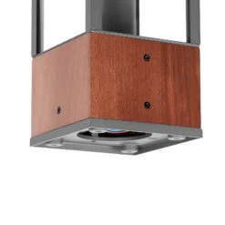 Lindby Jerik Sockelleuchte Mit Teakholz U. Glas -Beleuchtung Rabatte 8032651 6