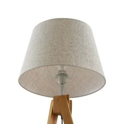 Lindby Delara Tripod-Stehleuchte Mit Stoffschirm -Beleuchtung Rabatte 8032660 7