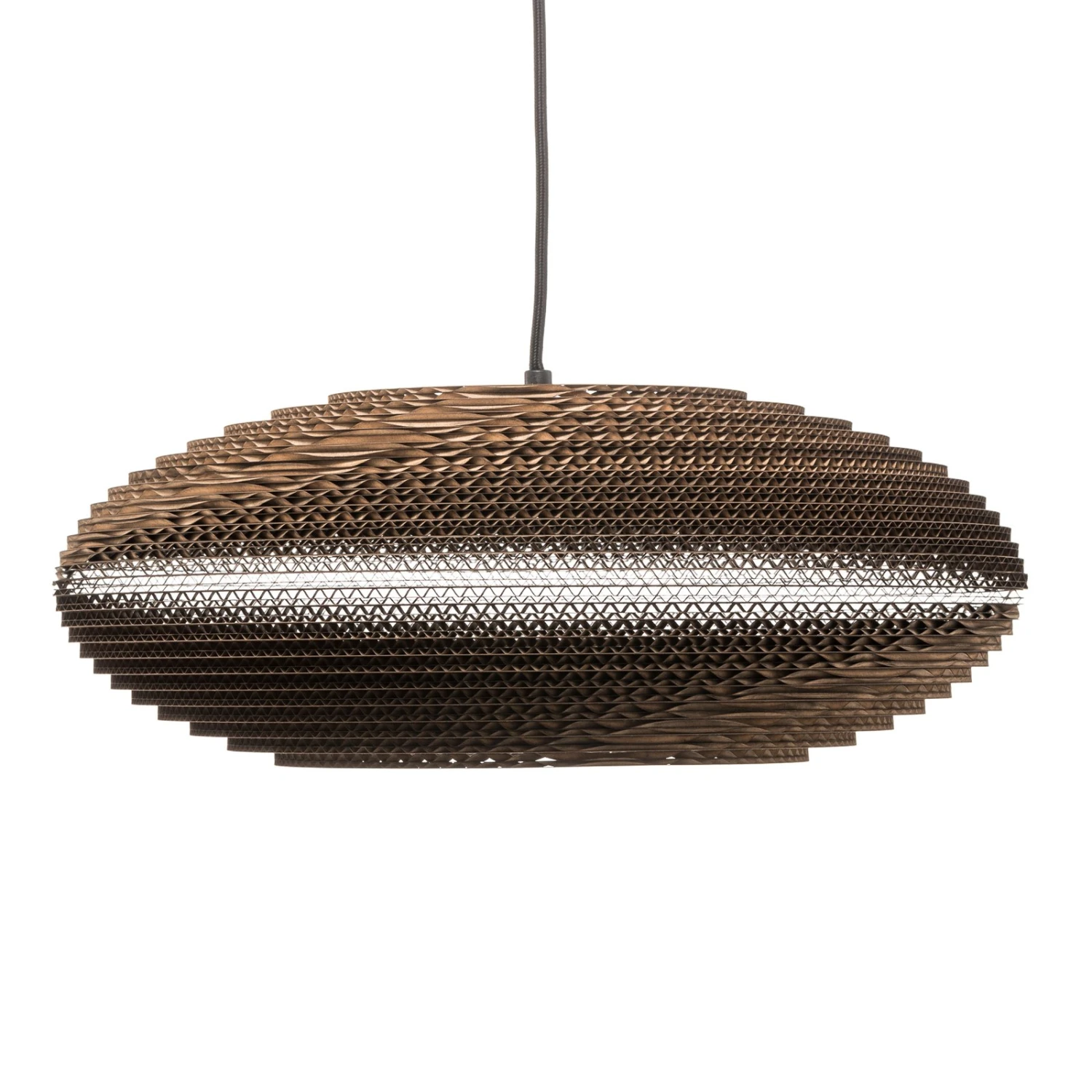 Think Paper Jazzy Hängelampe, Kartonschirm, Ø 44cm 7 Think Paper Jazzy Hängelampe, Kartonschirm, Ø 44cm – Bild 5