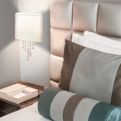 Wandleuchte Nina Mit Stoffschirm 13 Wandleuchte Nina Mit Stoffschirm -Beleuchtung Rabatte 8570331 5