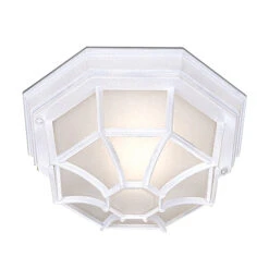 Außen-Deckenleuchte Vermont, Weiß