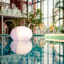 Schwimmfähige LED-Dekoleuchte Flatball L -Beleuchtung Rabatte 8590013 3