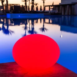 Schwimmfähige LED-Dekoleuchte Flatball L -Beleuchtung Rabatte 8590013 5