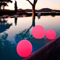 Schwimmfähige LED-Dekorationsleuchte Ball -Beleuchtung Rabatte 8590017 7