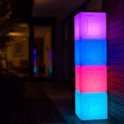 LED-Akkuleuchte The LOVE Lamp, Würfel, RGBW -Beleuchtung Rabatte 8590071 4