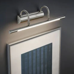 LED-Bilder-Wandleuchte Lorena, Nickel Matt -Beleuchtung Rabatte 9004591 2