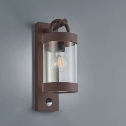 Außenwandlampe Sambesi, Bewegungssensor, Rost -Beleuchtung Rabatte 9011147 1