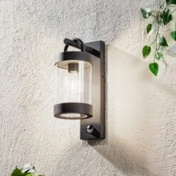 Außenwandlampe Sambesi, Bewegungssensor, Anthrazit