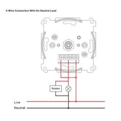 SLC SmartOne AC Wanddimmer 250W ZigBee -Beleuchtung Rabatte 9044091 3