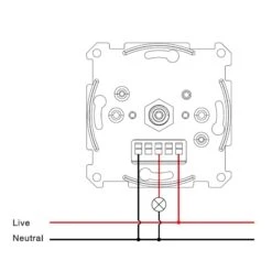 SLC SmartOne AC Wanddimmer 250W ZigBee -Beleuchtung Rabatte 9044091 4