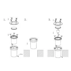 Lucande Praktische Bodeneinbauleuchte Ava -Beleuchtung Rabatte 9616045 3