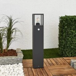 Lucande Wegeleuchte Klemens Mit Bewegungsmelder 65 Cm -Beleuchtung Rabatte 9616124 1