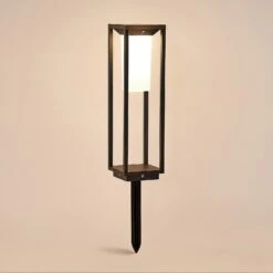 Lucande Eliel LED-Solarsockelleuchte, 50 Cm -Beleuchtung Rabatte 9616176 5