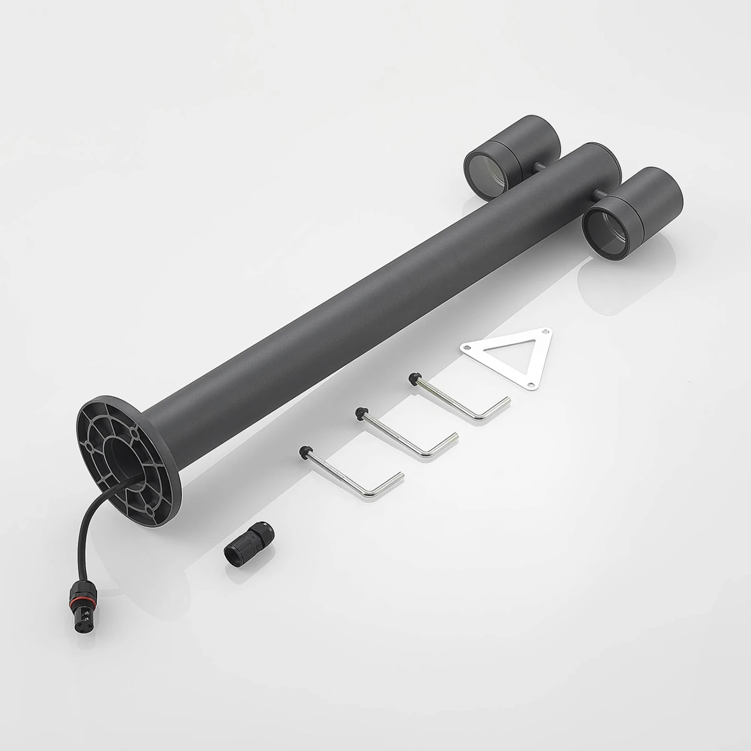 Lucande Maloney Pollerleuchte, Zweiflammig, 75 Cm 5 Lucande Maloney Pollerleuchte, Zweiflammig, 75 Cm – Bild 3