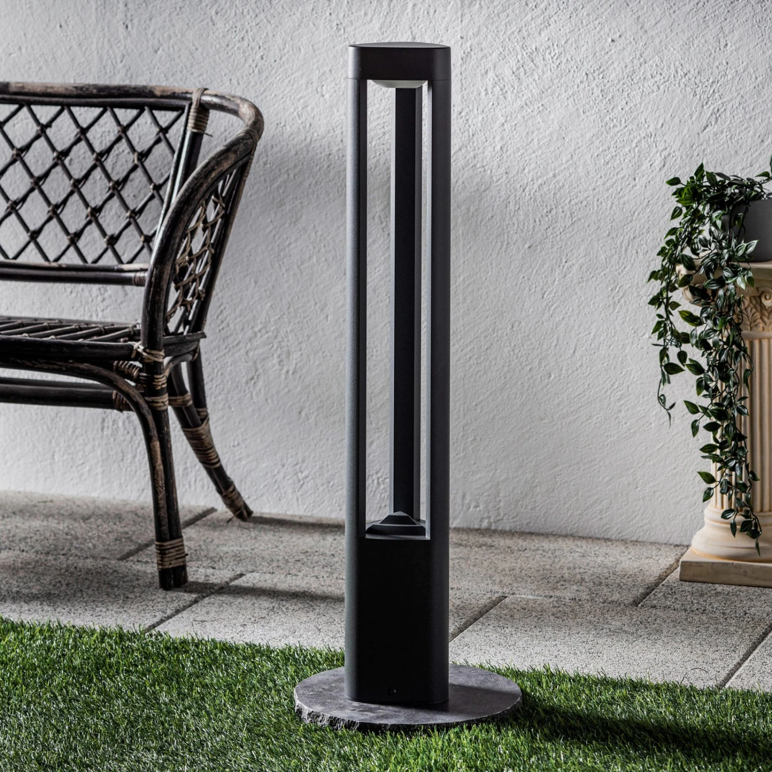 Lucande Aluminium-Wegeleuchte Nanna Mit LED 3 Lucande Aluminium-Wegeleuchte Nanna Mit LED – Bild 2