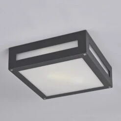 Lucande Eckige Außendeckenleuchte Nerea -Beleuchtung Rabatte 9618030 3