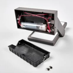 Lucande Solarbetriebene LED-Außenwandlampe Valerian -Beleuchtung Rabatte 9619063 7