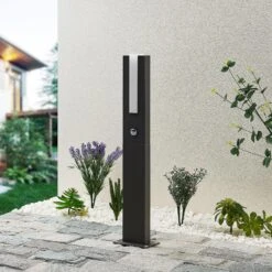 Lucande Virgalia LED-Wegeleuchte, 65 Cm Mit Sensor -Beleuchtung Rabatte 9619221 2