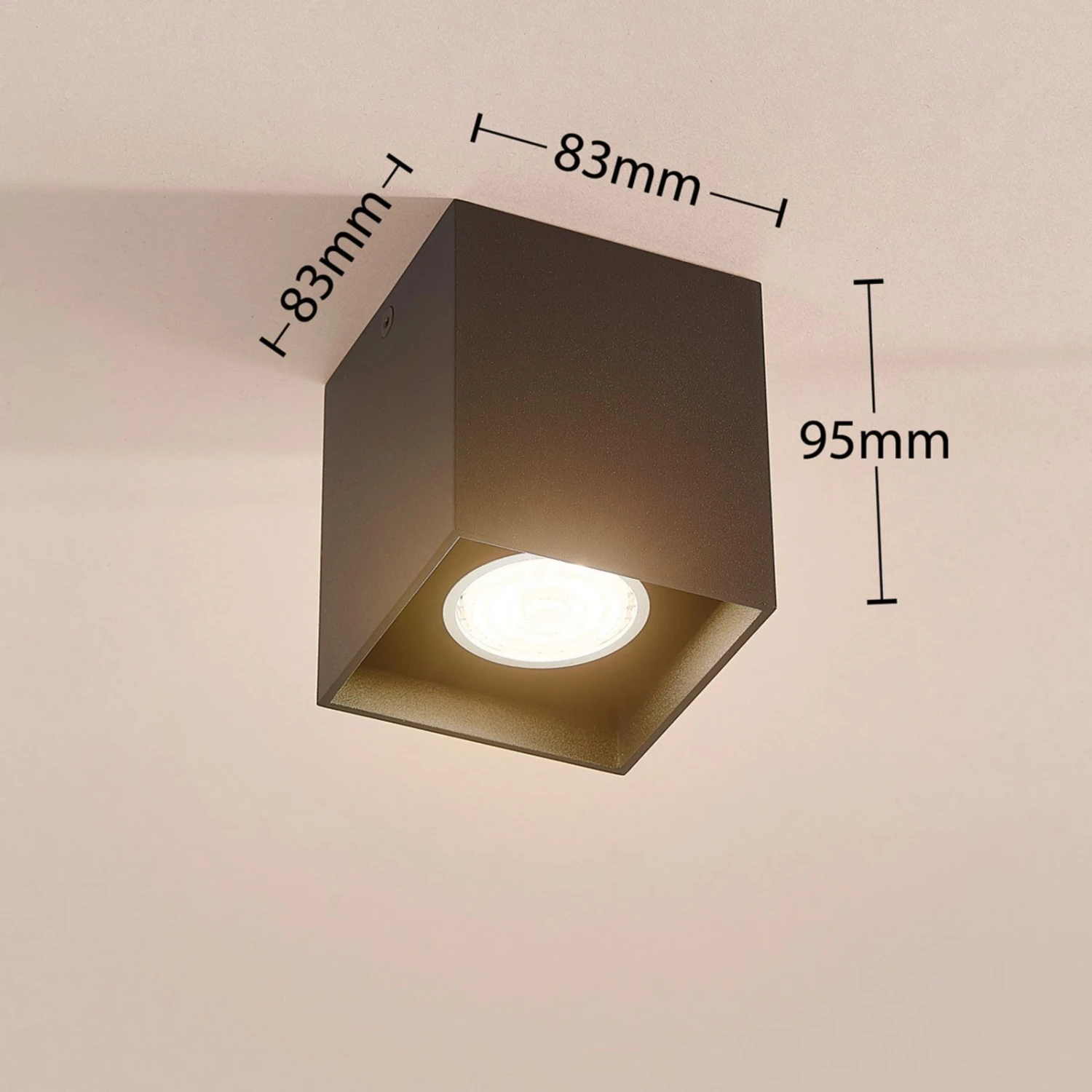 Carson - Aufbau-Deckenspot In Schwarz 11 Carson - Aufbau-Deckenspot In Schwarz – Bild 9