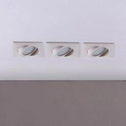 LED-Einbaustrahler Andrej, Eckig, Weiß, 3er-Set -Beleuchtung Rabatte 9620852 1