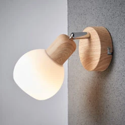 Strahler Svenka, 1-fl. Holzoptik 12 Strahler Svenka, 1-fl. Holzoptik -Beleuchtung Rabatte 9621046 2