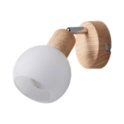 Strahler Svenka, 1-fl. Holzoptik 13 Strahler Svenka, 1-fl. Holzoptik -Beleuchtung Rabatte 9621046 3