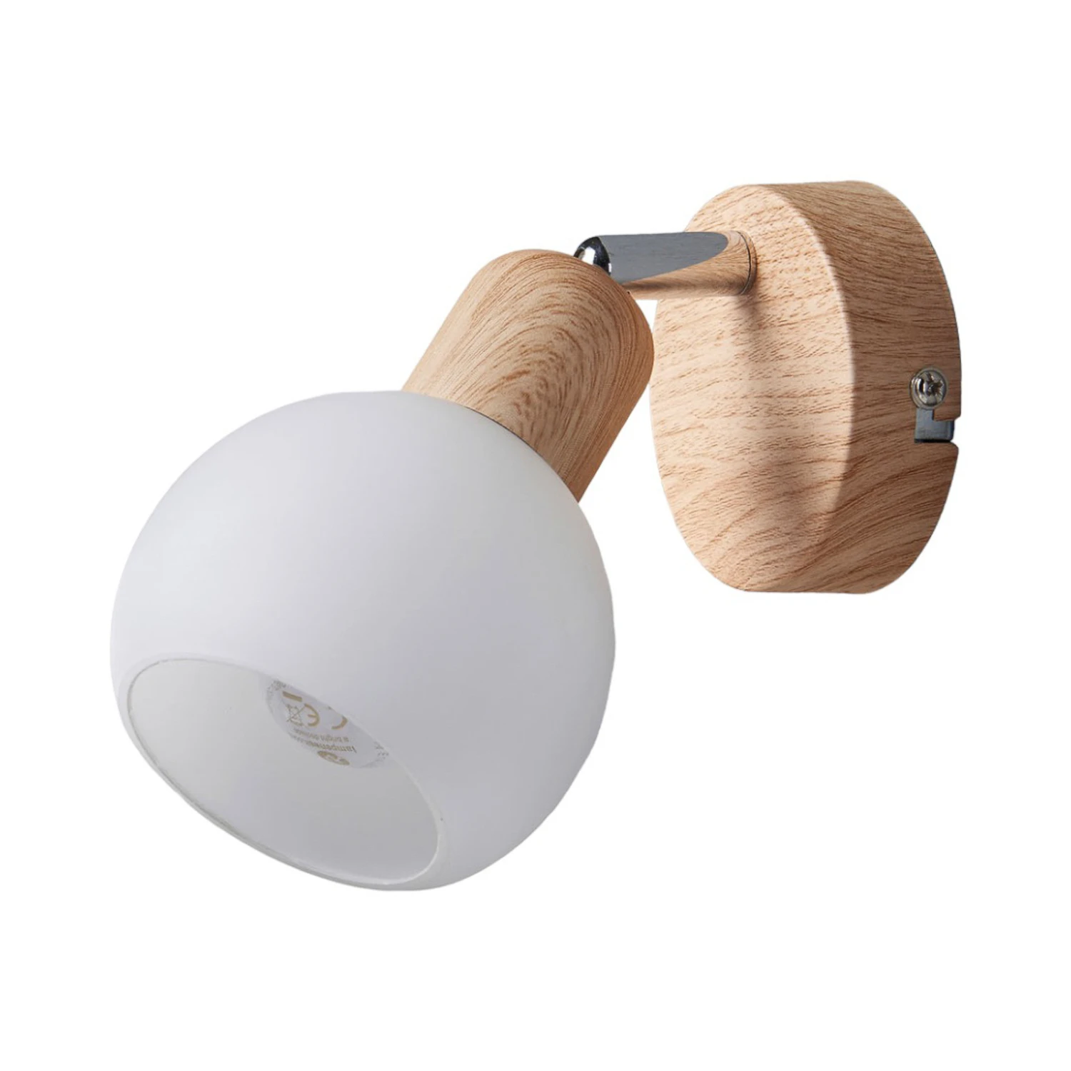 Strahler Svenka, 1-fl. Holzoptik 6 Strahler Svenka, 1-fl. Holzoptik – Bild 4