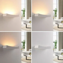 LED-Wandfluter Tiara Aus Gips, G9-Lampe Dimmbar -Beleuchtung Rabatte 9621318 2