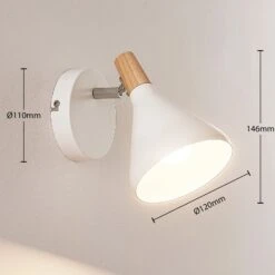 Wandleuchte Arina In Weiß, 1-flammig 13 Wandleuchte Arina In Weiß, 1-flammig -Beleuchtung Rabatte 9621804 3